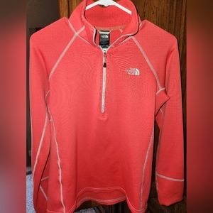 North face women's 1/4 zip pullover fleece size small